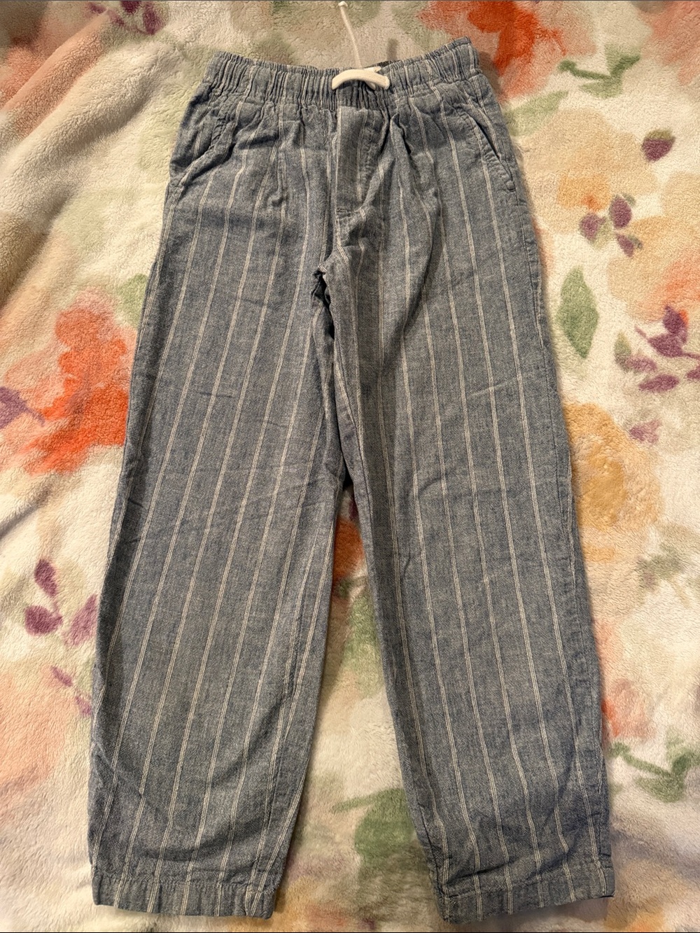 Zara Blue Pinstripe Kids Trousers
